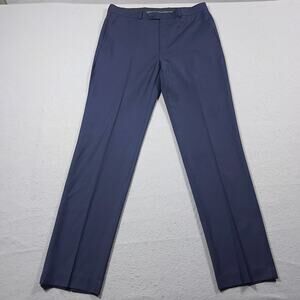 Lauren Ralph Lauren‎ Dress Pants Men 34x34 Wool Blend Navy Blue Office Work
